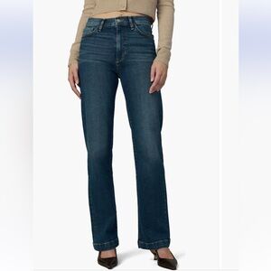 Joe's Jeans Dark Blue Flare & Wide Leg Denim